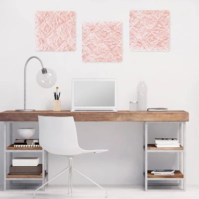 Rose Memo Board Blush Pink - Sweet Jojo Designs 3 Rose Memo Board Blush Pink - Sweet Jojo Designs