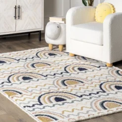 Kaarina Multi Rainbow Kids Fringe Area Rug 18 Kaarina Multi Rainbow Kids Fringe Area Rug -Barbie Store GUEST 00aa6016 7fa6 4f5c 9908 15a616f54845