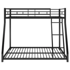Twin Over Full Metal Floor Bunk Bed With Ladder-ModernLuxe -Barbie Store GUEST 0157f5d8 cf61 48f4 80e6 ef1305bf2fd0