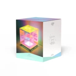 Teen Iridescent Acrylic LED Cube Novelty Table Lamp - West & Arrow -Barbie Store GUEST 01fc000f 7ab7 43ee b06e aa17113a2c0d