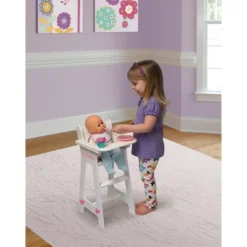 Badger Basket Doll High Chair With Accessories And Free Personalization Kit - White/Pink/Gingham -Barbie Store GUEST 03c60dc7 ebb3 4320 a042 ef89c1be0a7d