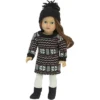 Sophia’s Fair Isle Sweater Dress And Hat For 18" Dolls, Black -Barbie Store GUEST 040d771e fa20 4eef 9f19 66f4fccd9bac