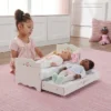 Badger Basket White Rose Doll Bed With Trundle -Barbie Store GUEST 04ef1523 eb40 433b 8fa2 742b30e01131