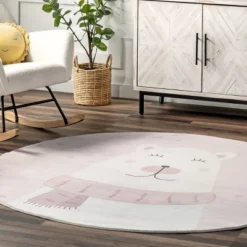 NuLOOM Jovie Polar Bear Machine Washable Kids Area Rug -Barbie Store GUEST 06cf8cda f434 40f6 843b c678432015fe