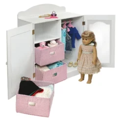 Badger Basket Mirrored Doll Armoire With Baskets -Barbie Store GUEST 07f8c334 fec2 4ceb bfe8 630bc5b0f05f