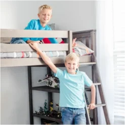 Max & Lily Twin-Size High Loft Bed With Bookcase 13 Max & Lily Twin-Size High Loft Bed With Bookcase -Barbie Store GUEST 0b25bf9e 6e1a 44eb 8d8d b5857f432c91