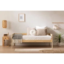 Sweedi Solid Wood 1 Drawer Nightstand Natural Wood - South Shore -Barbie Store GUEST 0b671610 cf13 4b1b af02 76fe6a21c029