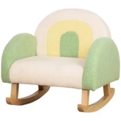 Qaba Kids Sofa, Rocking Toddler Sofa Chair With Solid Wooden Frame, Faux Lamb Fleece Fabric For Nursery, Kindergarten, Playroom, Bedroom 11 Qaba Kids Sofa, Rocking Toddler Sofa Chair With Solid Wooden Frame, Faux Lamb Fleece Fabric For Nursery, Kindergarten, Playroom, Bedroom -Barbie Store GUEST 0c8dc7b1 d97b 4b9d b1d8 de29228fb378