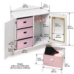 Badger Basket Mirrored Doll Armoire With Baskets -Barbie Store GUEST 0c9f04da 529c 4d8e b563 b9b7fb29d614