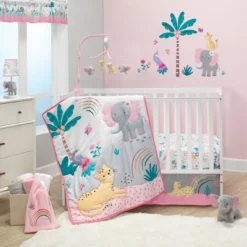 Bedtime Originals Musical Baby Crib - Rainbow Jungle Animal -Barbie Store GUEST 0d69d1e3 fdf8 41ef a1b9 477f882f12f1