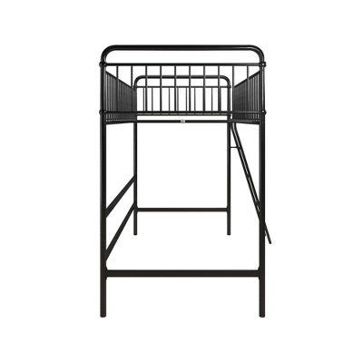Twin Kaila Metal Loft Bed Black - Room & Joy 10 Twin Kaila Metal Loft Bed Black - Room & Joy - Image 8