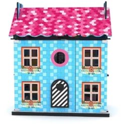 J'ADORE Girls' Doll Party House With 25 Pieces