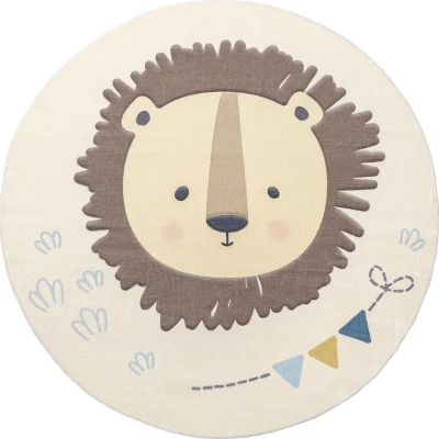 NuLOOM Ellia Cheerful Lion Machine Washable Kids Area Rug 11 NuLOOM Ellia Cheerful Lion Machine Washable Kids Area Rug - Image 9