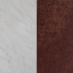 Brandon Vintage Matte Faux Marble Wall Shelf Brown - Nathan James -Barbie Store GUEST 11b03009 b5d9 4fb4 a38d 0116518878e5