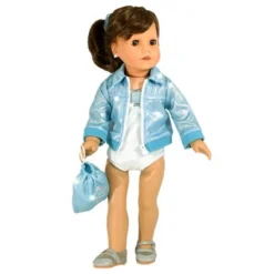 Sophia’s Gymnastics Outfit Set For 18'' Dolls, Aqua
