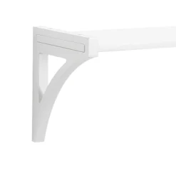 36" Topsy Turvey 2 In 1 Kids' Shelf With Brackets For Underneath Or Facing Upward White - InPlace -Barbie Store GUEST 1352582e c5fa 412d 9387 4e251fdeec18