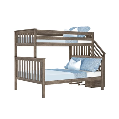 Max & Lily Twin Over Full Staircase Bunk Bed 9 Max & Lily Twin Over Full Staircase Bunk Bed - Image 7