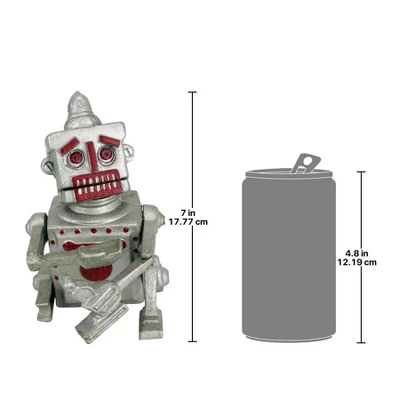 Design Toscano Robert The Robot Die-Cast Iron Mechanical Coin Bank 8 Design Toscano Robert The Robot Die-Cast Iron Mechanical Coin Bank - Image 6
