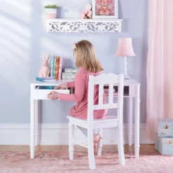 Guidecraft Kids' Dahlia Desk And Chair Set 16 Guidecraft Kids' Dahlia Desk And Chair Set -Barbie Store GUEST 16d38097 8751 47d4 8a7f 50c24a2285e5