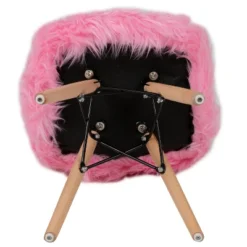 Emma And Oliver Kids Shaggy Dog Accent Chair - Desk Chair - Playroom Chair -Barbie Store GUEST 16d919d6 2e88 4d1e bc6e 59be95908edd