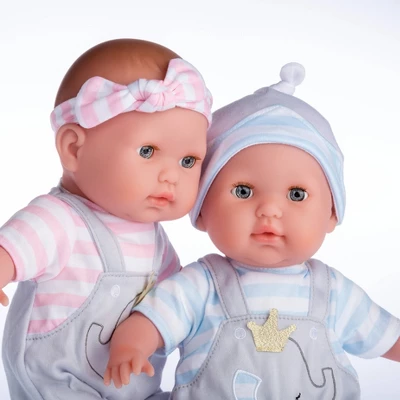 JC Toys Berenguer Boutique Twins 15" Soft Body Baby Doll Open/Close Eyes 3 JC Toys Berenguer Boutique Twins 15" Soft Body Baby Doll Open/Close Eyes