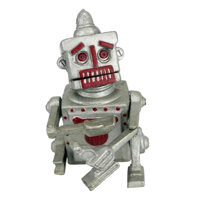 Design Toscano Robert The Robot Die-Cast Iron Mechanical Coin Bank 3 Design Toscano Robert The Robot Die-Cast Iron Mechanical Coin Bank