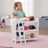 Badger Basket Triple Doll Bunk Bed With Ladder, Bedding, And Free Personalization Kit - Pink Gingham 1 Badger Basket Triple Doll Bunk Bed With Ladder, Bedding, And Free Personalization Kit - Pink Gingham -Barbie Store GUEST 19adee5f 7867 4299 9a6e 2e8cbe8a95d0
