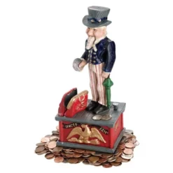 Design Toscano Uncle Sam Cast Iron Mechanical Bank -Barbie Store GUEST 1a2d579d 6110 4c9c b902 0649a1f2da29