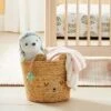 Braided Water Hyacinth Tapered Floor Basket Sleepy Bear - Cloud Island™ -Barbie Store GUEST 1b0701f0 3320 4494 93e1 670523aa7465