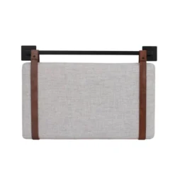 Harlow Headboard Sand Gray Fabric Vintage Brown - Nathan James 21 Harlow Headboard Sand Gray Fabric Vintage Brown - Nathan James -Barbie Store GUEST 1f5ee141 da10 4814 8726 04d353230a36
