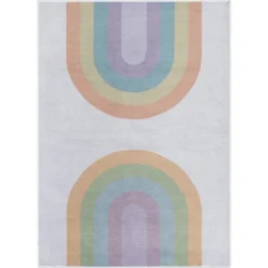 Well Woven Rainbow Watercolor Apollo Kids Collection Multi Color Area Rug -Barbie Store GUEST 208f4881 f969 43bd 8e93 855ae5d7e52d