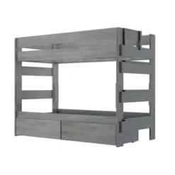 Max & Lily Farmhouse Twin Over Twin Bunk Bed With Storage Drawers 12 Max & Lily Farmhouse Twin Over Twin Bunk Bed With Storage Drawers -Barbie Store GUEST 21b35e4e 9396 4810 8a45 32ead90a089d