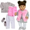 Sophia’s 4 Piece Winter Outfit With Shoes Set For 15'' Dolls, Pink/Gray -Barbie Store GUEST 22ec006e cf14 4d16 82a5 feb26ce9fc39