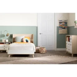 Yodi 2 Drawer Nightstand Soft Elm/White - South Shore -Barbie Store GUEST 233ba939 d918 49aa b207 b7b23e9332b4