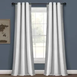 40"x84" Kids' Block Border 100% Lined Grommet Blackout Single Window Curtain Panel - Lush Décor -Barbie Store GUEST 24956d46 c948 4139 abc0 530ff355dc96