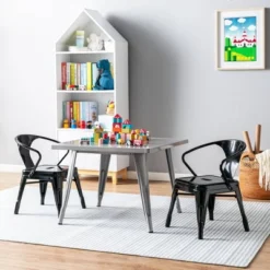 Set Of 2 Harper & Hudson Kids' Metal Activity Chairs - ACEssentials -Barbie Store GUEST 24b8bbe7 6521 4420 ba76 99c7aad5fda5