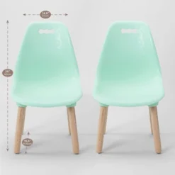 Set Of 2 Kid Century Modern Kids' Chairs - B. Spaces -Barbie Store GUEST 24c782bd c9a2 4455 9817 6cb28f77dbbb