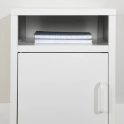 Sweedi Metal 1-Door Nightstand - South Shor -Barbie Store GUEST 25b29ef5 52c1 4b10 9aa5 a0612e0dd34b