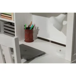Kids' Highlands Desk With Hutch White - Hillsdale Furniture -Barbie Store GUEST 25fae09a 9e55 4c0c 8aa1 dd769d5d9d5e