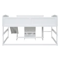 Low Study Loft Bed With Rolling Portable Desk And Chair - ModernLuxe -Barbie Store GUEST 27f892cc 0814 48cf 99b6 59e50aa8bf19