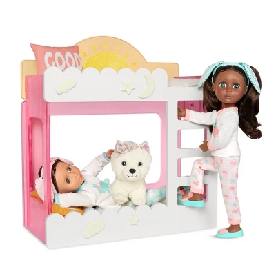Glitter Girls Comfy Clouds Bunk Bed 14" Doll Furniture Set 5 Glitter Girls Comfy Clouds Bunk Bed 14" Doll Furniture Set - Image 3