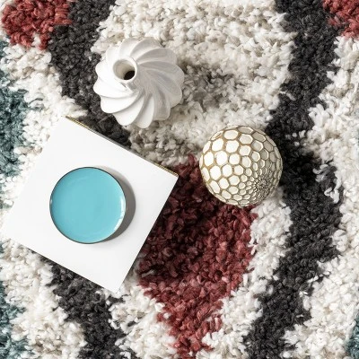 NuLOOM Henley ZigZag Kids Shag Area Rug 7 NuLOOM Henley ZigZag Kids Shag Area Rug - Image 5