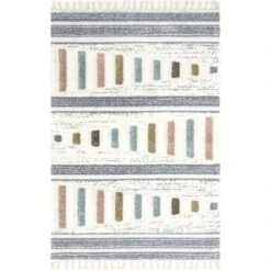 NuLOOM Iria Colorful Pyramid Kids Area Rug -Barbie Store GUEST 2be3f4c1 9db9 488e a6d1 605dcd02e928