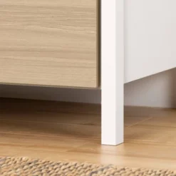 Munich 2 Drawer Nightstand - White/Soft Elm - South Shore 16 Munich 2 Drawer Nightstand - White/Soft Elm - South Shore -Barbie Store GUEST 2c074832 327f 4854 9ed0 468e55558cb9