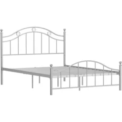 Full Vivian Metal Platform Bed Silver - Hillsdale Furniture -Barbie Store GUEST 2ea1471f b204 40b4 a4c9 8c7075a260bc