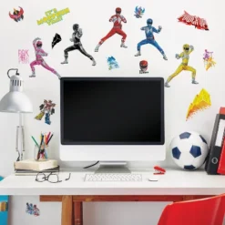 Power Rangers Peel And Stick Wall Decals - RoomMates -Barbie Store GUEST 2fc9fa64 82a5 4dd1 b81b c27c529707fa