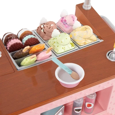 Our Generation Two Scoops Ice Cream Cart Accessory Set For 18" Dolls 7 Our Generation Two Scoops Ice Cream Cart Accessory Set For 18" Dolls - Image 5