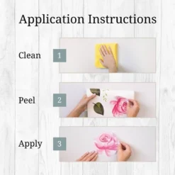 Zinnias Wall Decor - Decalcomania -Barbie Store GUEST 31eb42fd e589 480f 8c97 c75672e1718d