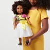 Ikuzi Dolls Pink & Yellow Dress Doll With Black Hair 18" Fashion Doll -Barbie Store GUEST 3635a4c1 186a 4437 8bb1 6fdb70002195