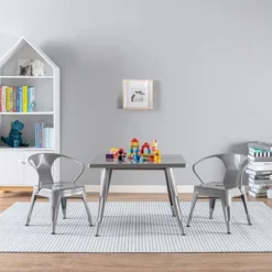 Harper & Hudson Kids' Metal Activity Table - ACEssentials -Barbie Store GUEST 378d9a2e 231a 418e abda 4ab66995aa13